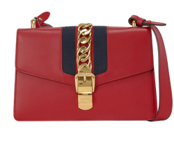 Small Sylvie, Leather, Red, 001998, S, 2*